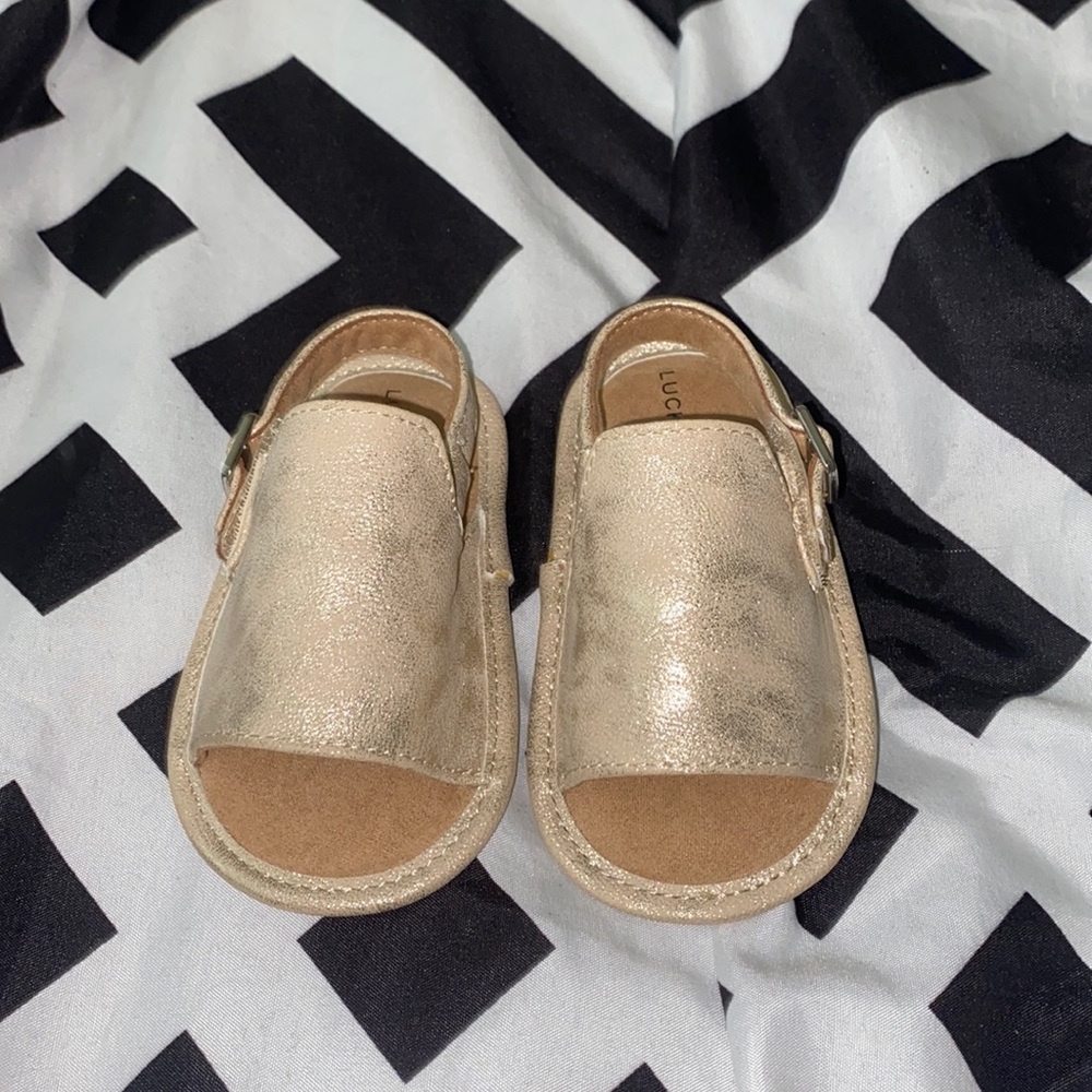Gold sandals